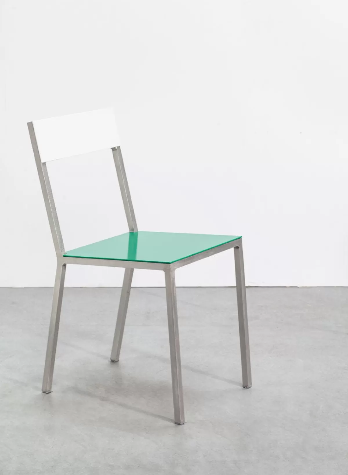 SUSAN BIJL Alu Chair, Green Seat, White Back< Meubels