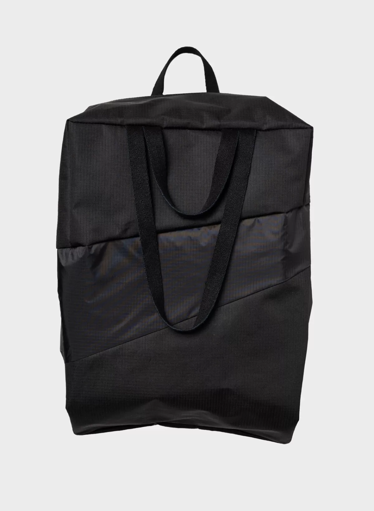 SUSAN BIJL Black & Black LARGE< The New Tote Bag