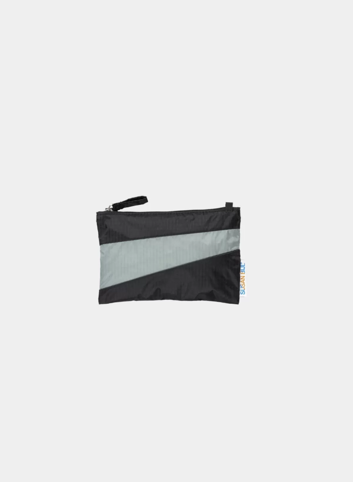 SUSAN BIJL Black & Grey SMALL< The New Pouch