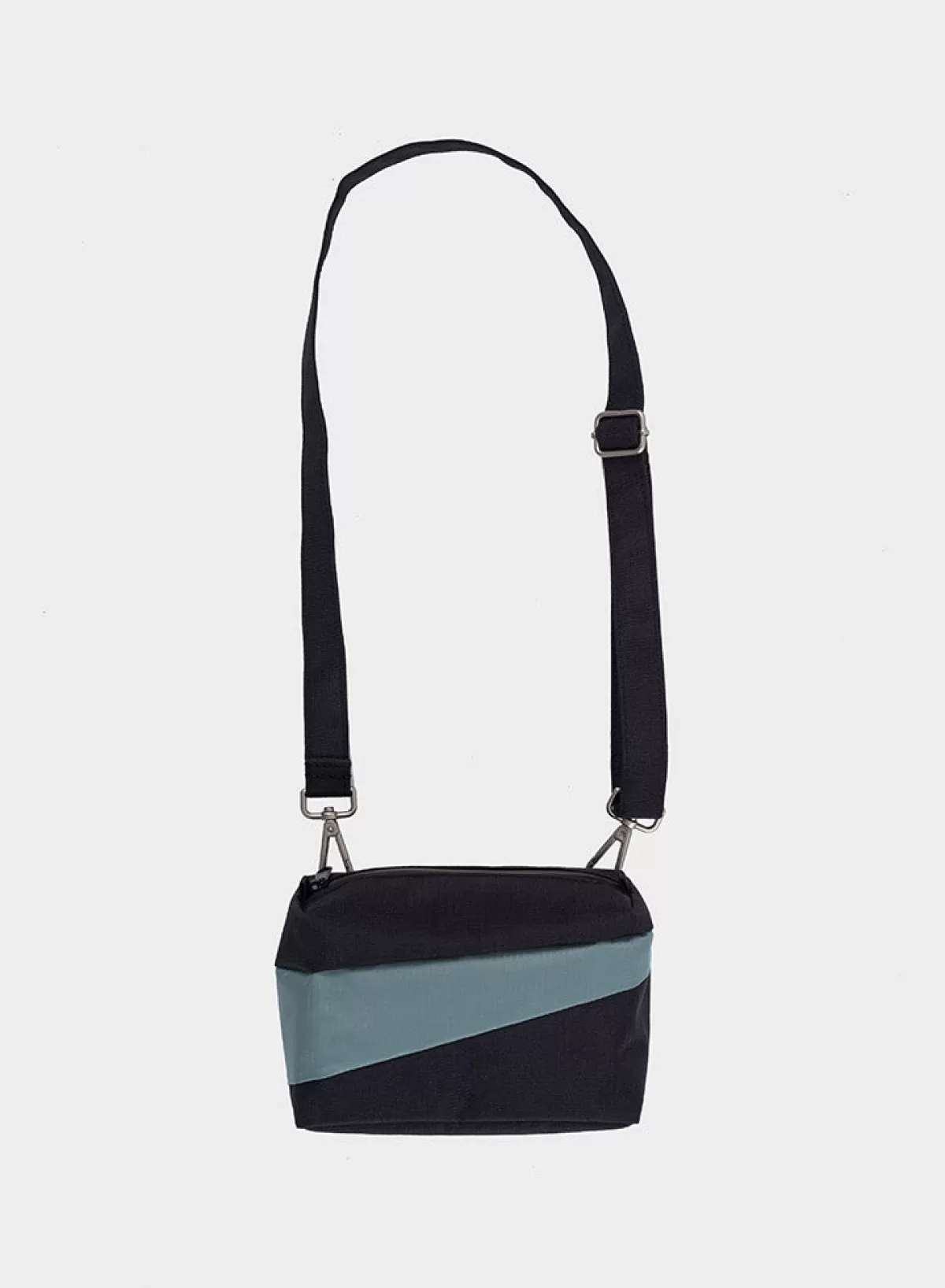 SUSAN BIJL Black & Grey SMALL< The New Bum Bag