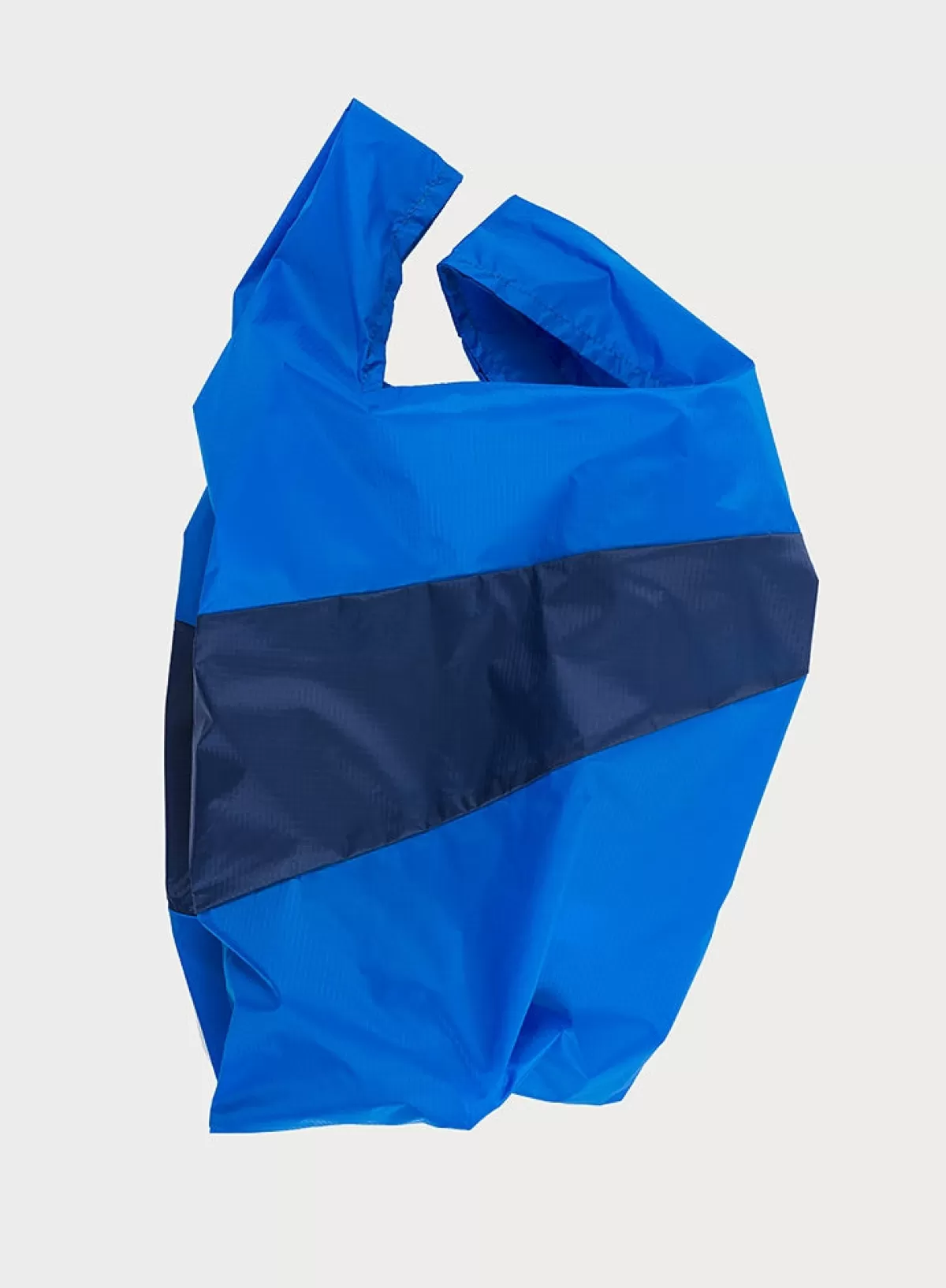 SUSAN BIJL Blue & Navy LARGE< The New Shopping Bag