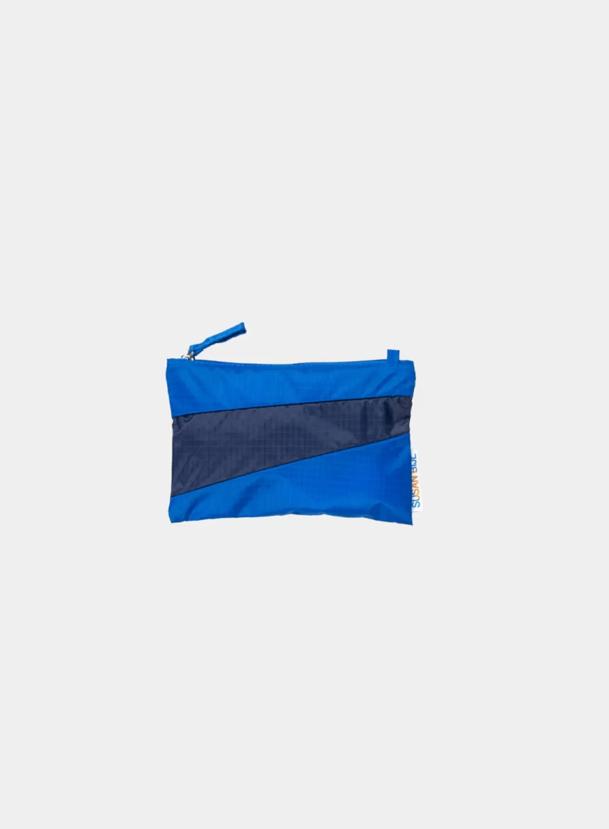 SUSAN BIJL Blue & Navy SMALL< The New Pouch