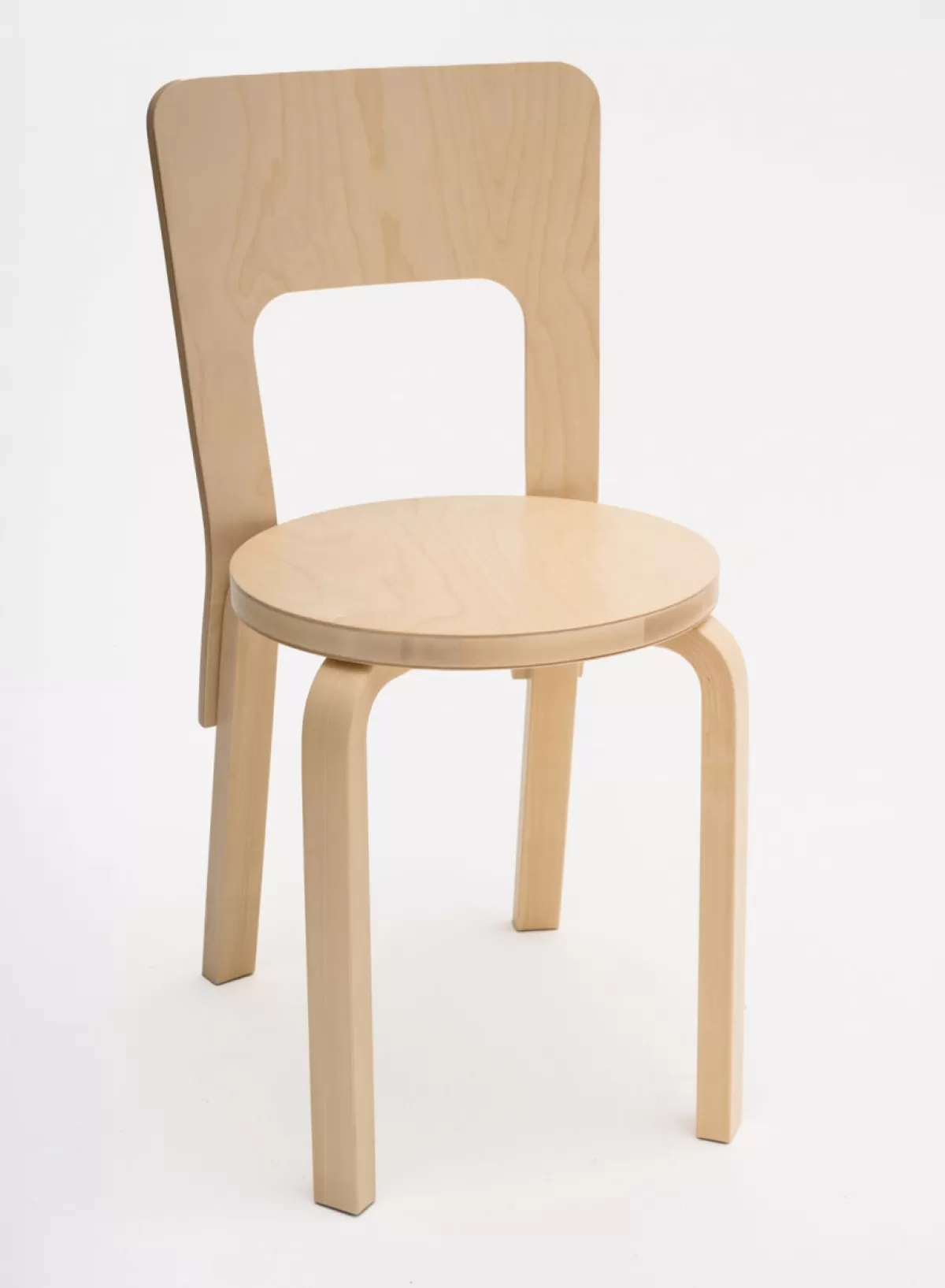 SUSAN BIJL Chair 66, Legs Birch, Seat Birch< Meubels