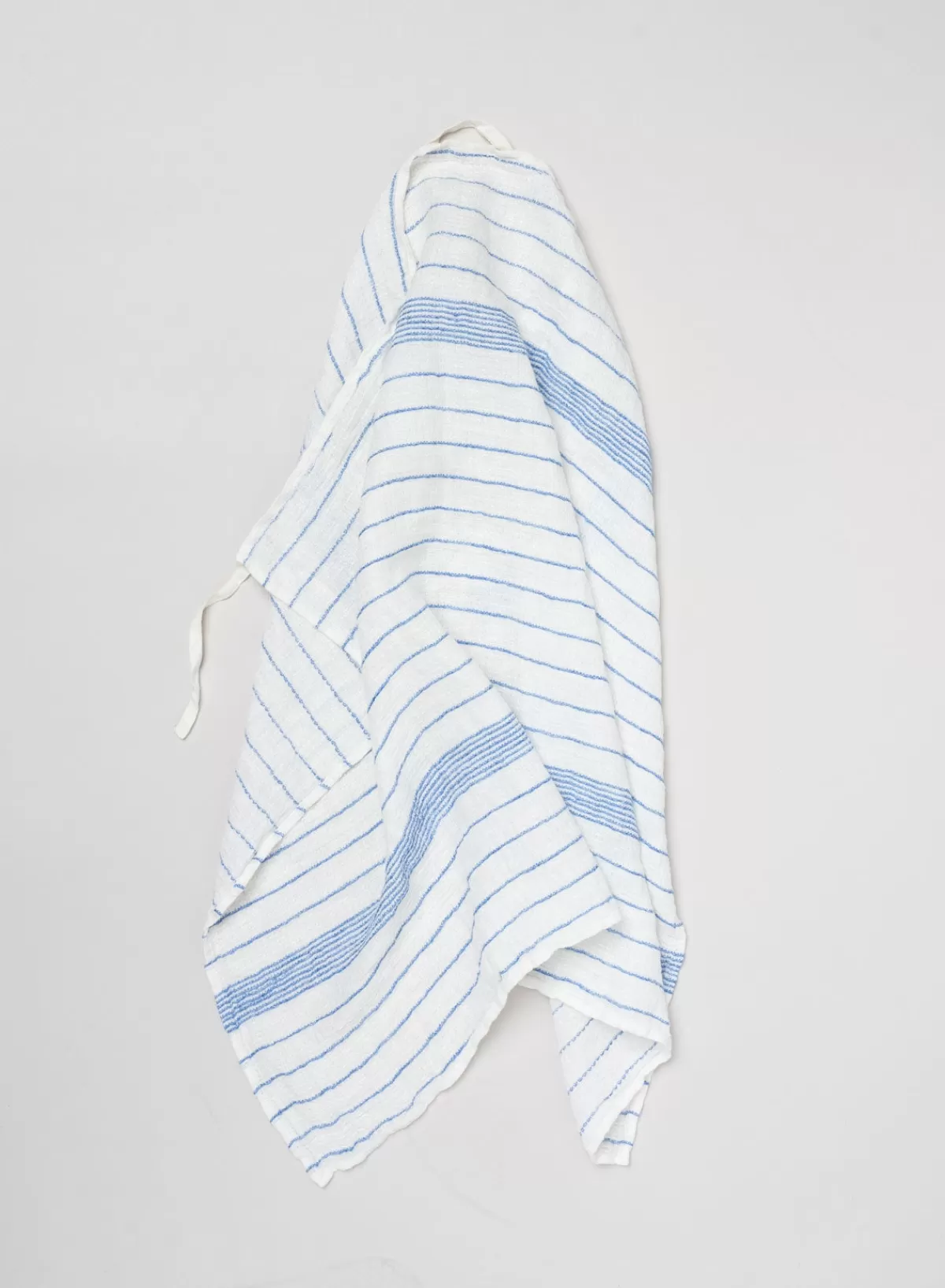 SUSAN BIJL Dish Towel Waffle In Blue Stripe< Keuken & Tafelaankleding | Textiel