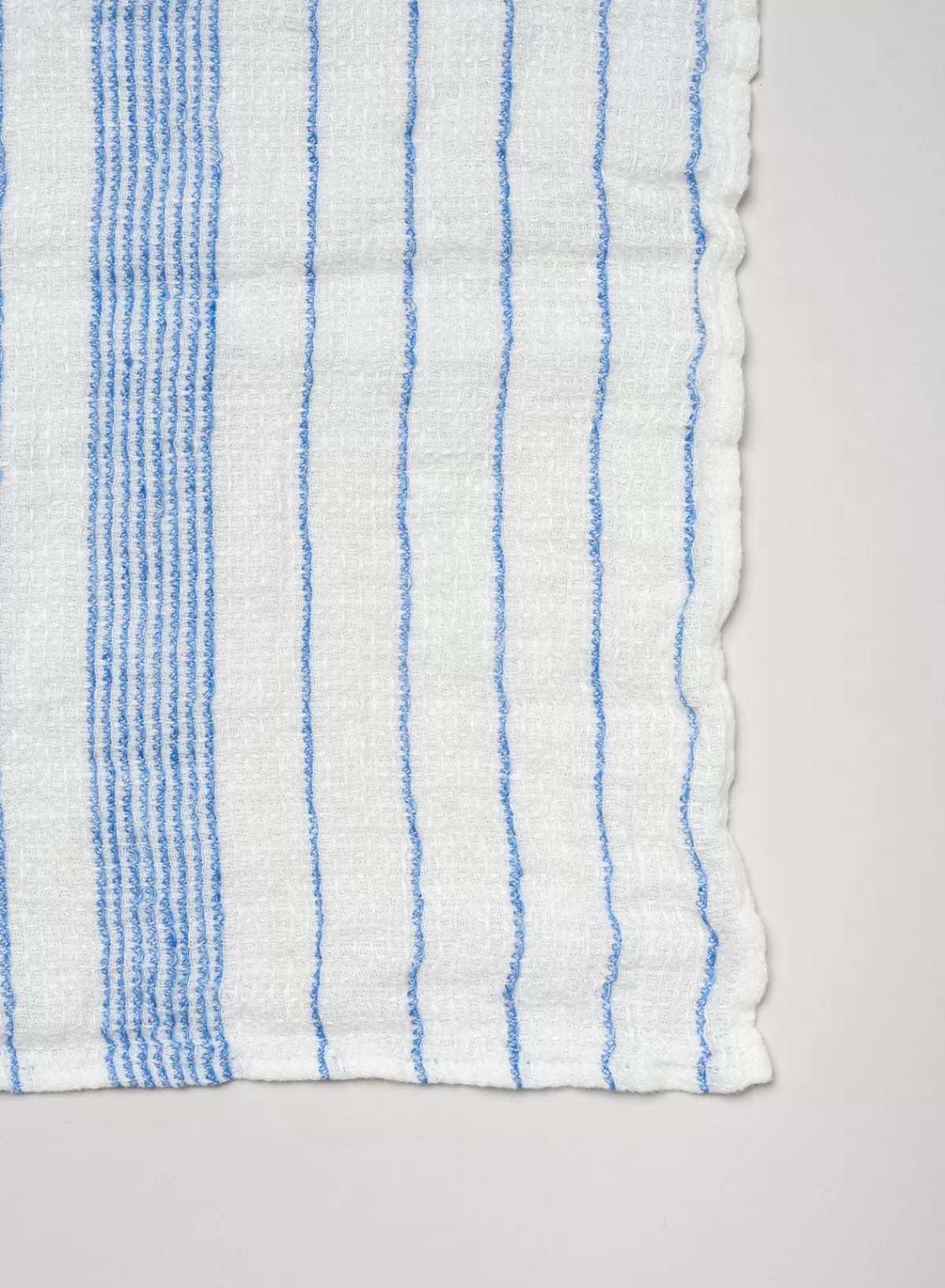 SUSAN BIJL Dish Towel Waffle In Blue Stripe< Keuken & Tafelaankleding | Textiel