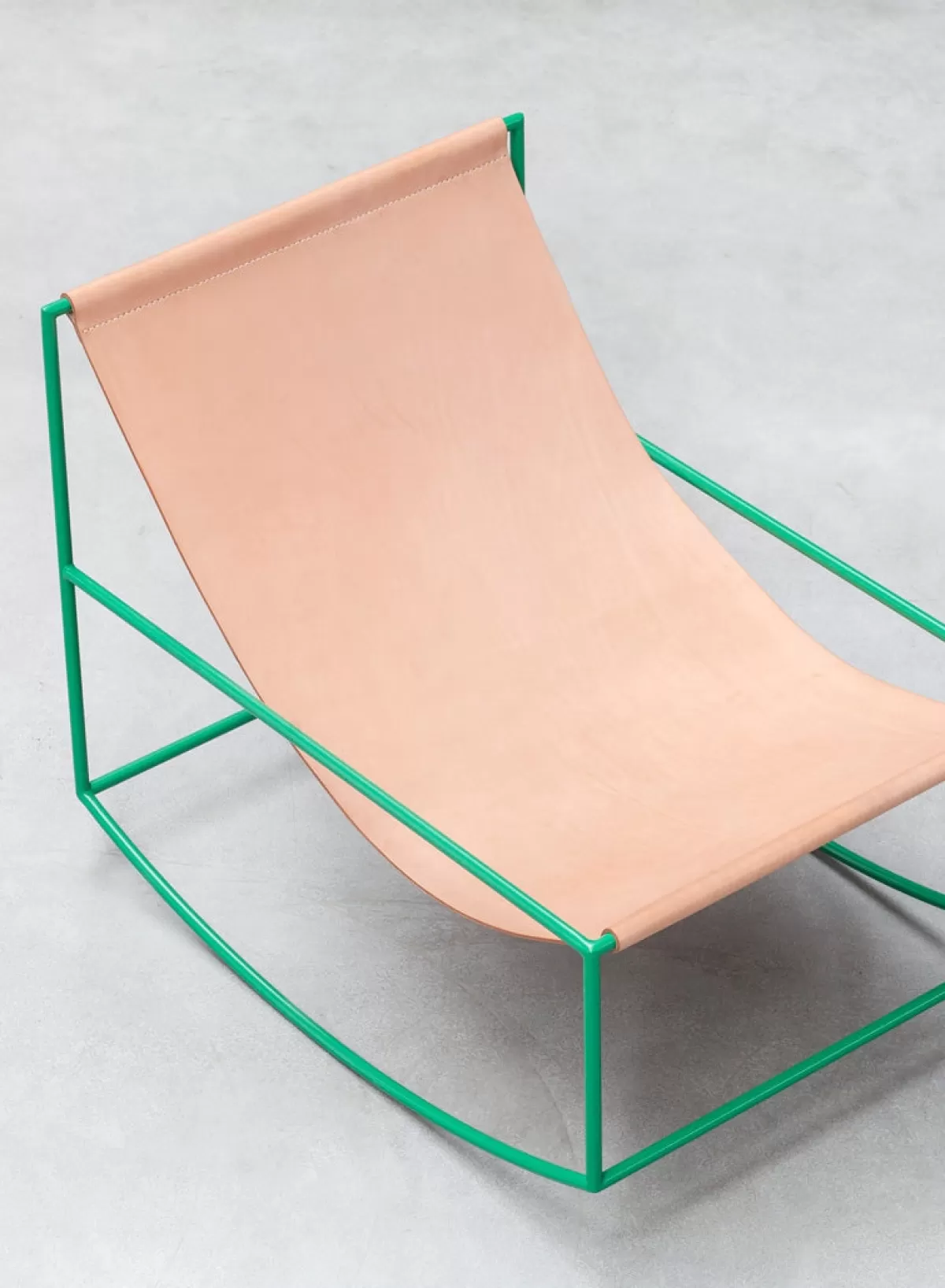 SUSAN BIJL First Rocking Chair, Green< Meubels