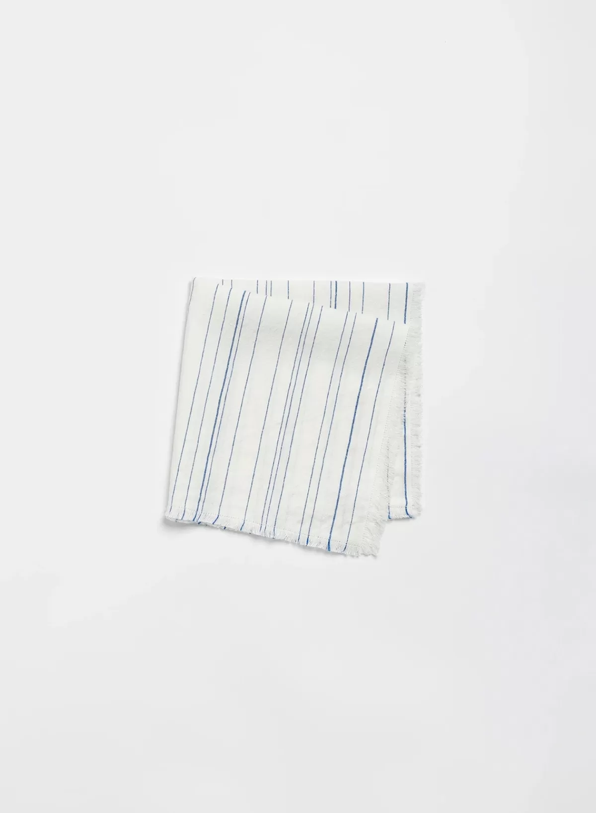 SUSAN BIJL Greta Napkin In White/Blue< Keuken & Tafelaankleding | Textiel