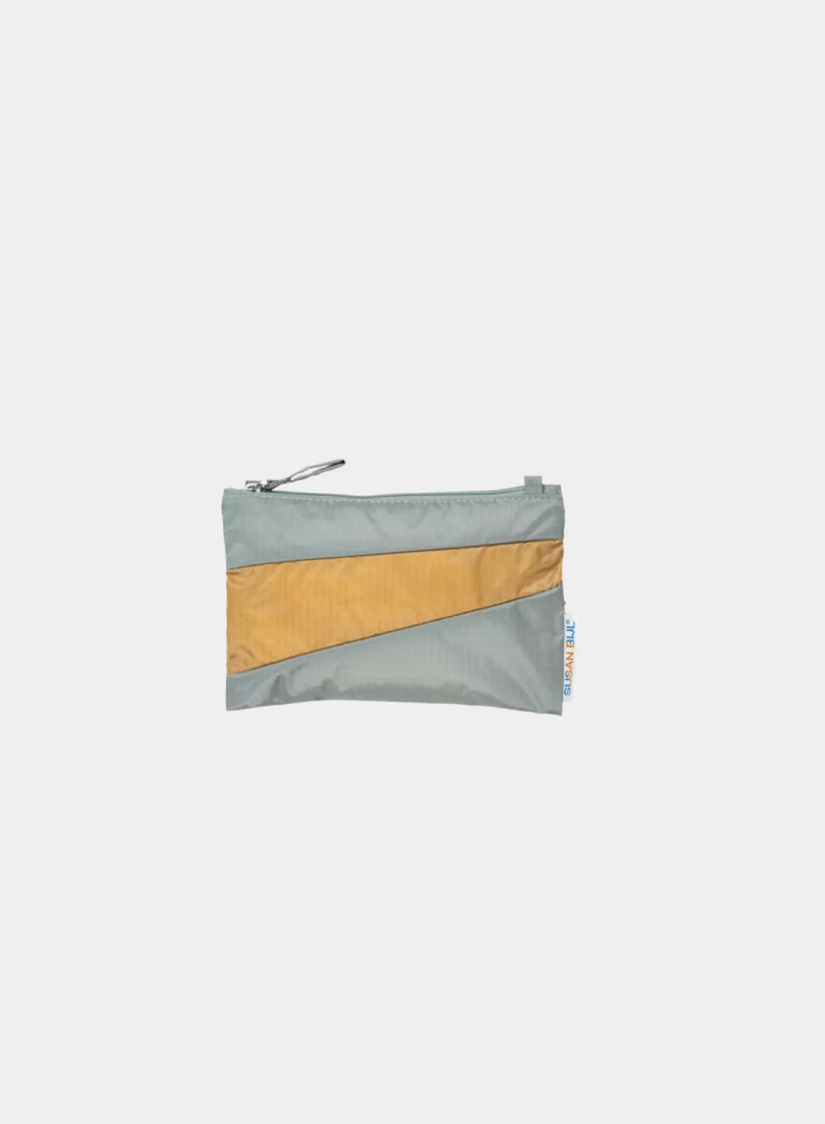 SUSAN BIJL Grey & Camel SMALL< The New Pouch