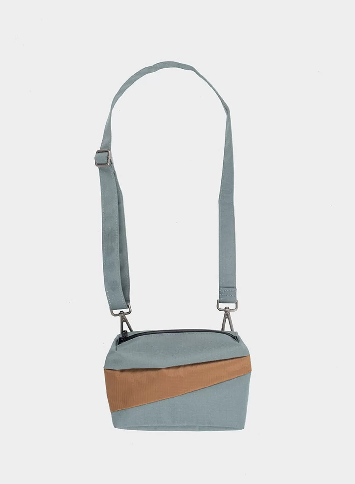 SUSAN BIJL Grey & Camel SMALL< The New Bum Bag