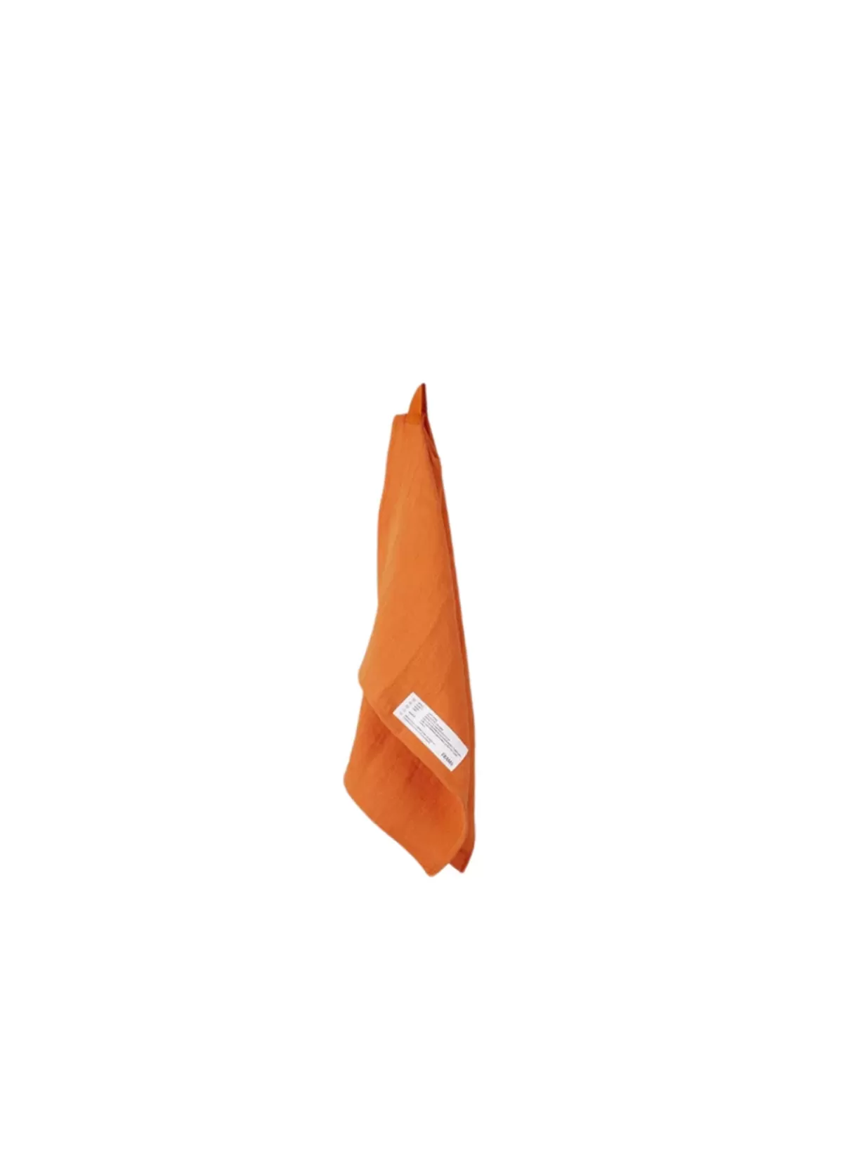 SUSAN BIJL Hand Towel In Burnt Orange White, Light< Textiel