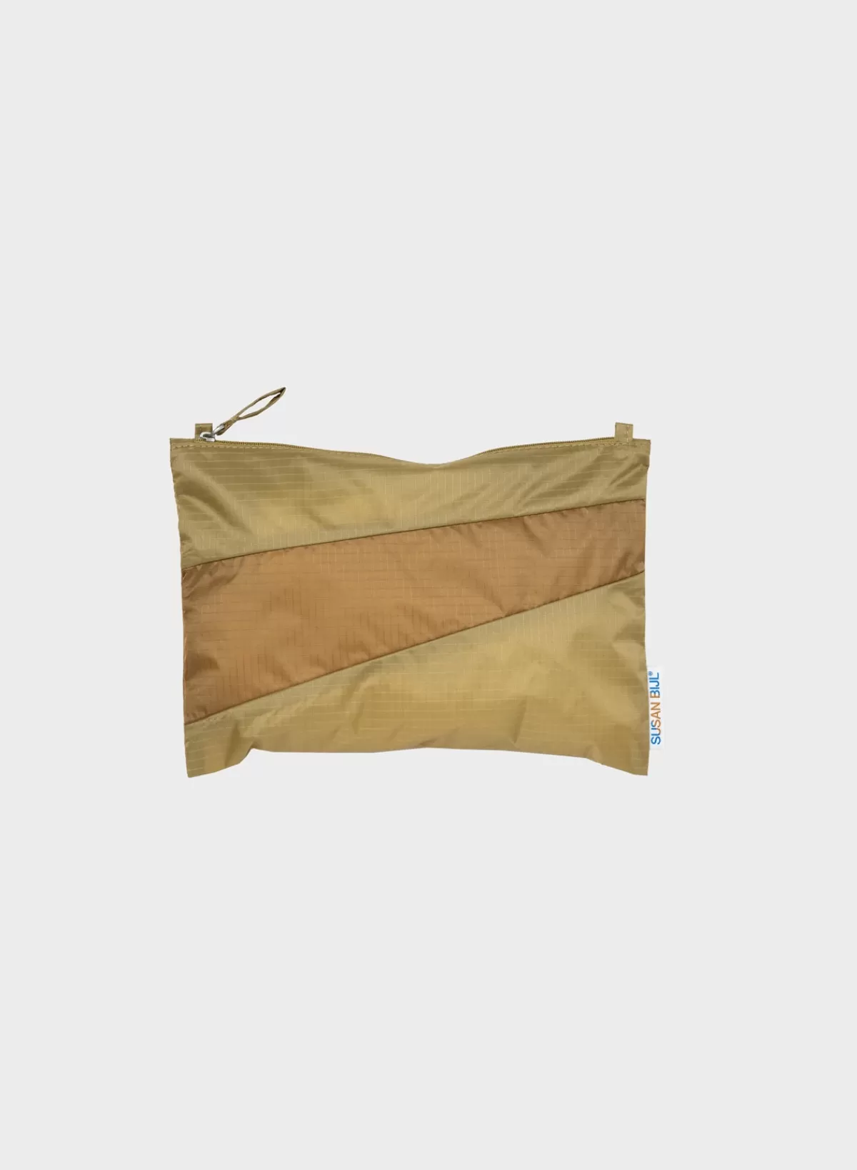 SUSAN BIJL Moss & Camel MEDIUM< The New Pouch