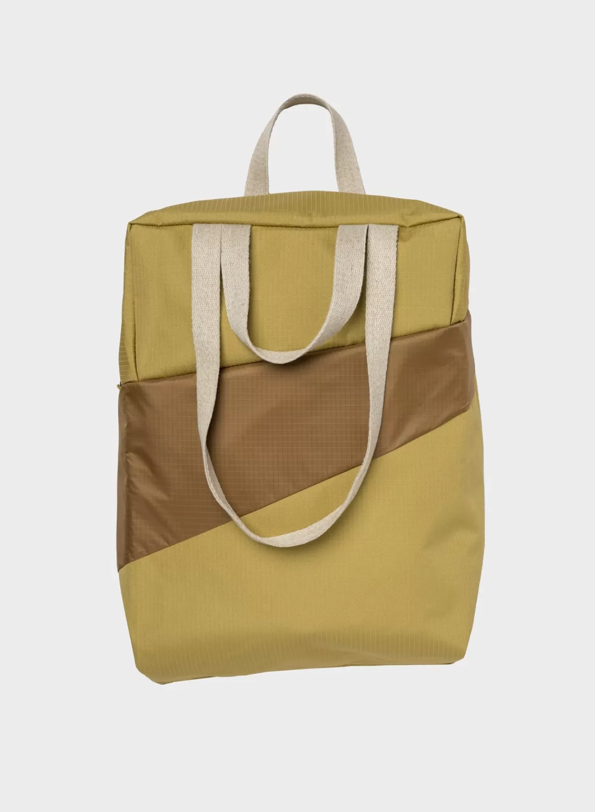 SUSAN BIJL Moss & Camel MEDIUM< The New Tote Bag