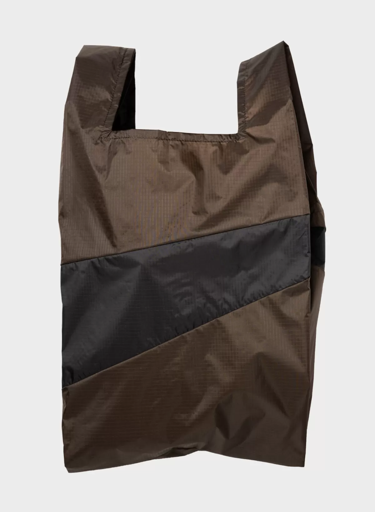 SUSAN BIJL Mud & Black LARGE< The New Shopping Bag