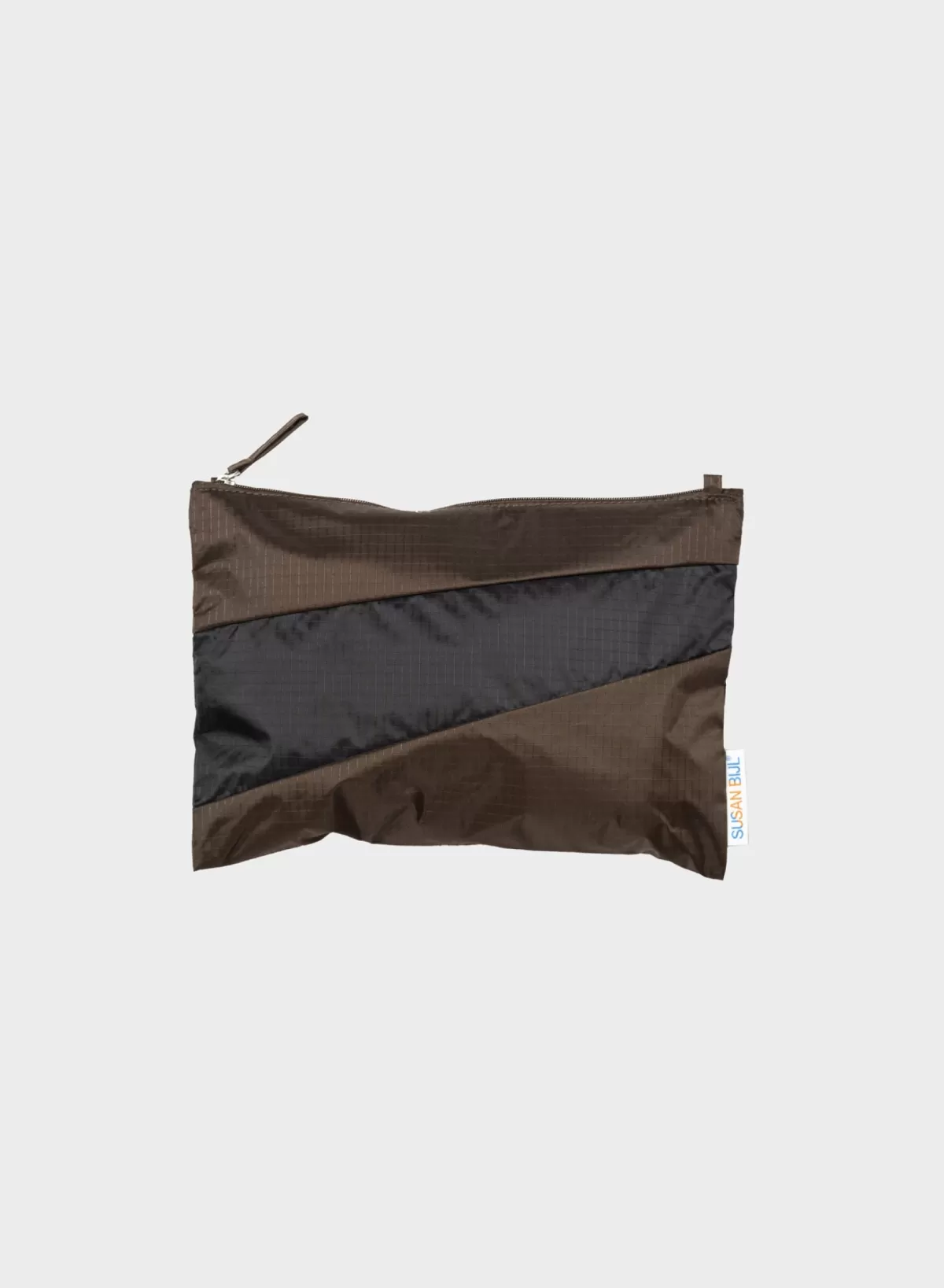 SUSAN BIJL Mud & Black MEDIUM< The New Pouch