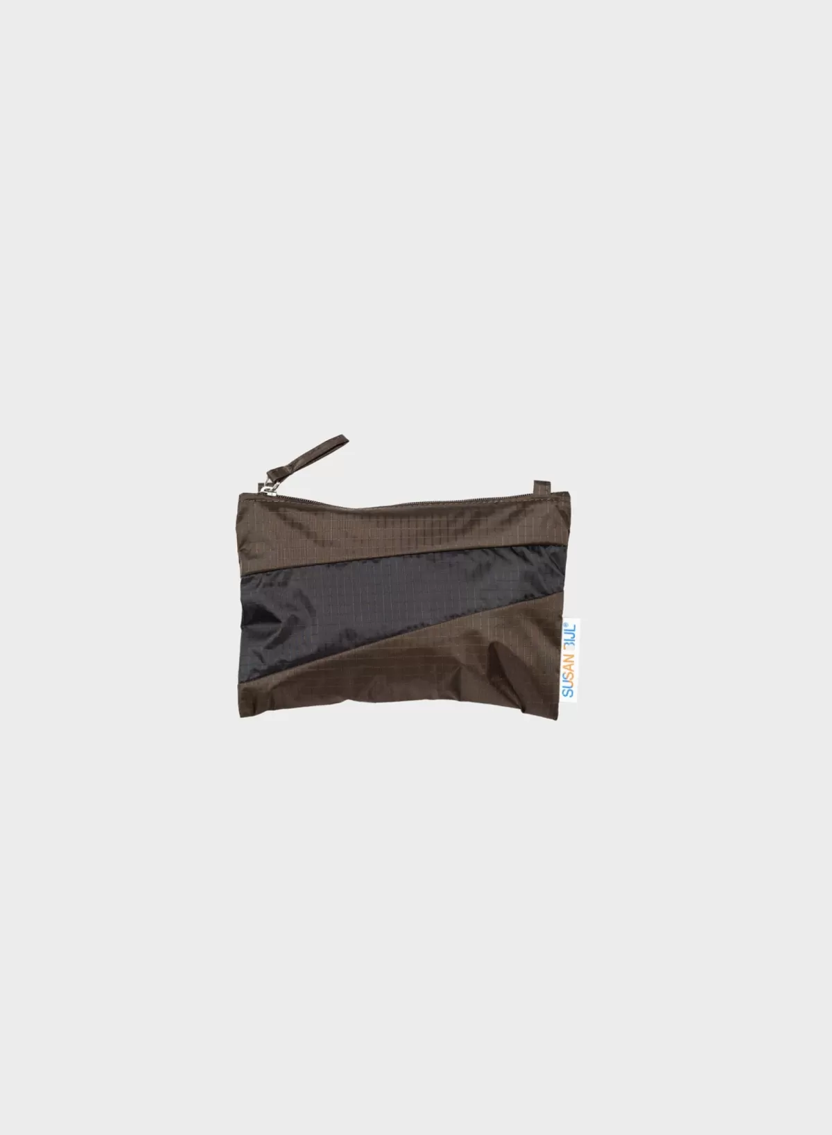 SUSAN BIJL Mud & Black SMALL< The New Pouch