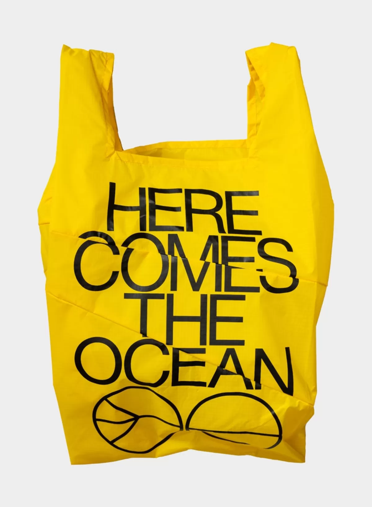 SUSAN BIJL Ocean TV Yellow LARGE< The New Shopping Bag