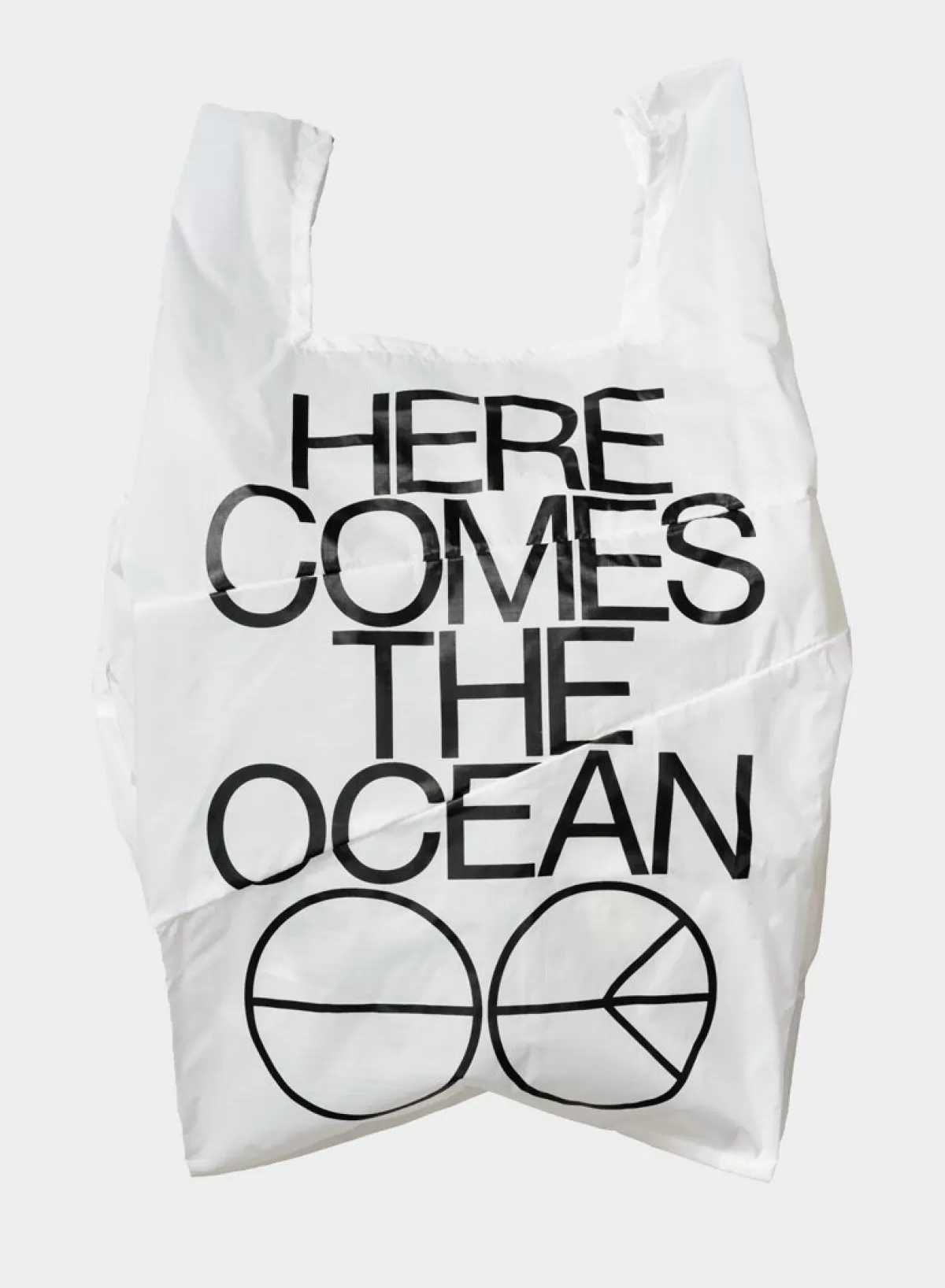 SUSAN BIJL Ocean White LARGE< The New Shopping Bag