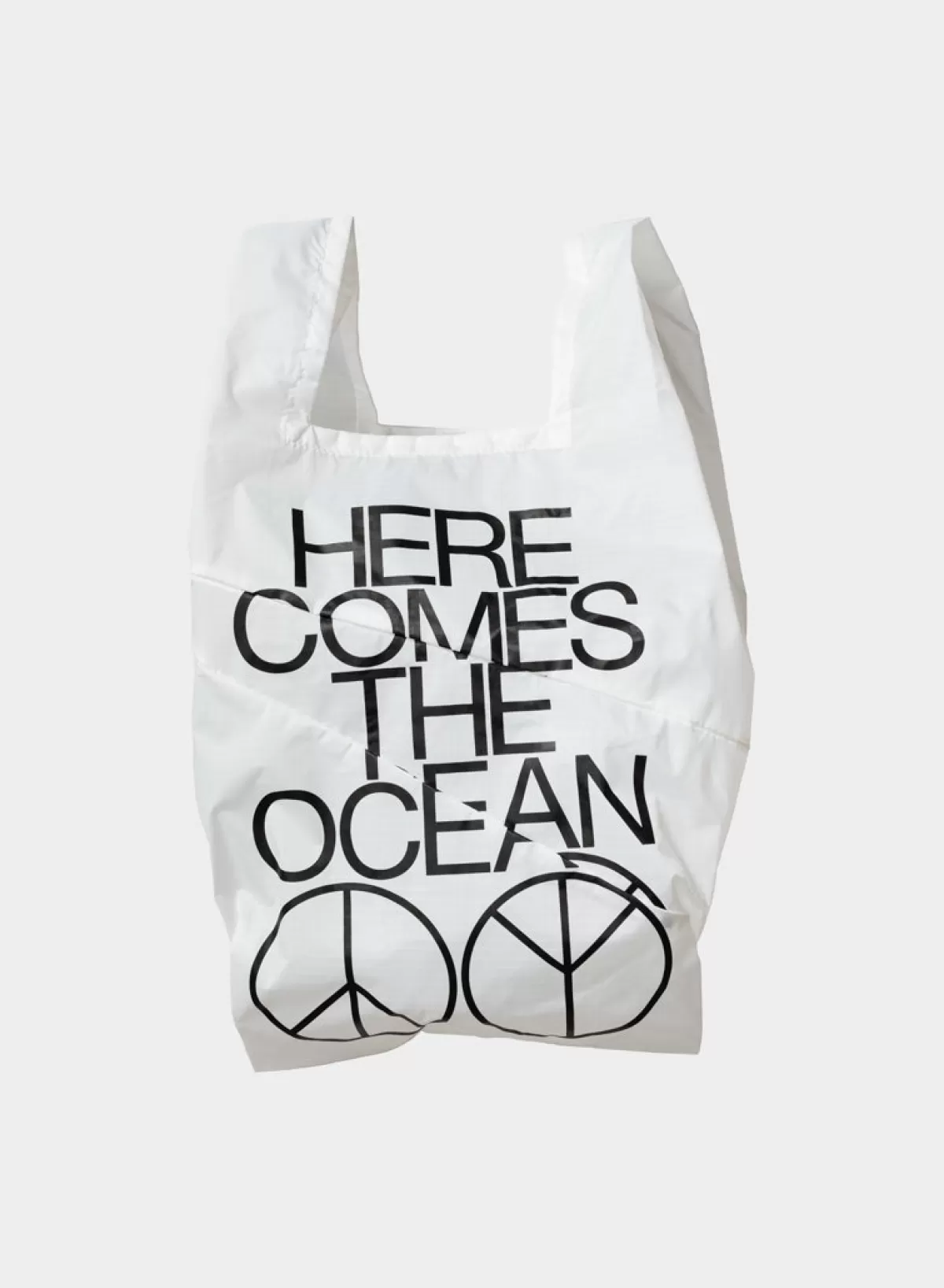 SUSAN BIJL Ocean White MEDIUM< The New Shopping Bag