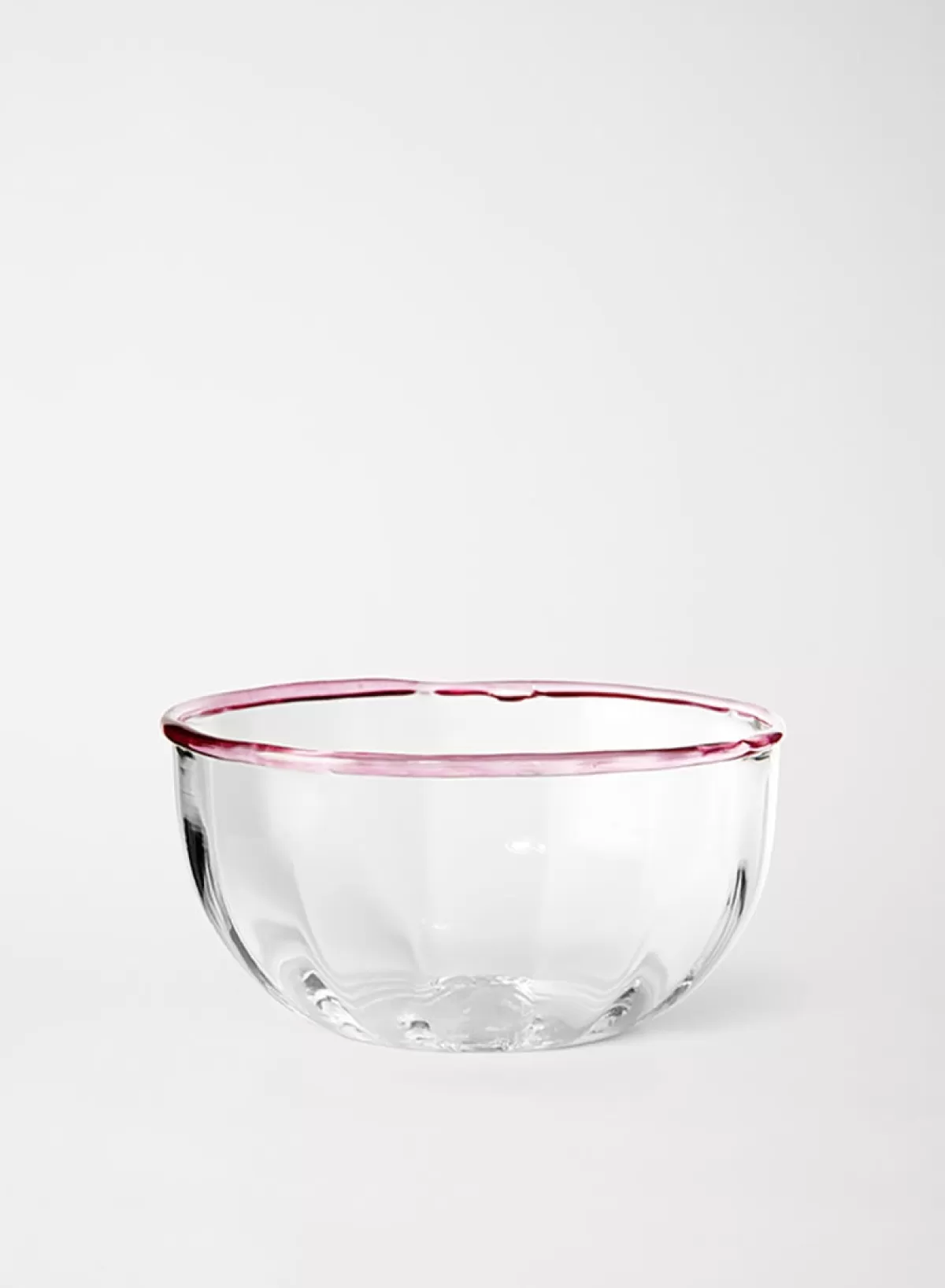 SUSAN BIJL Peter Bowl In Rose< Glaswerk