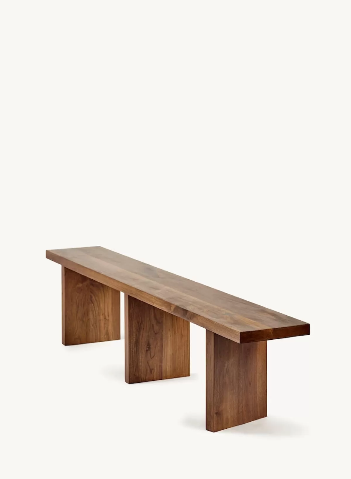 SUSAN BIJL (Showroom) Bench Walnut Solid, LARGE< Meubels