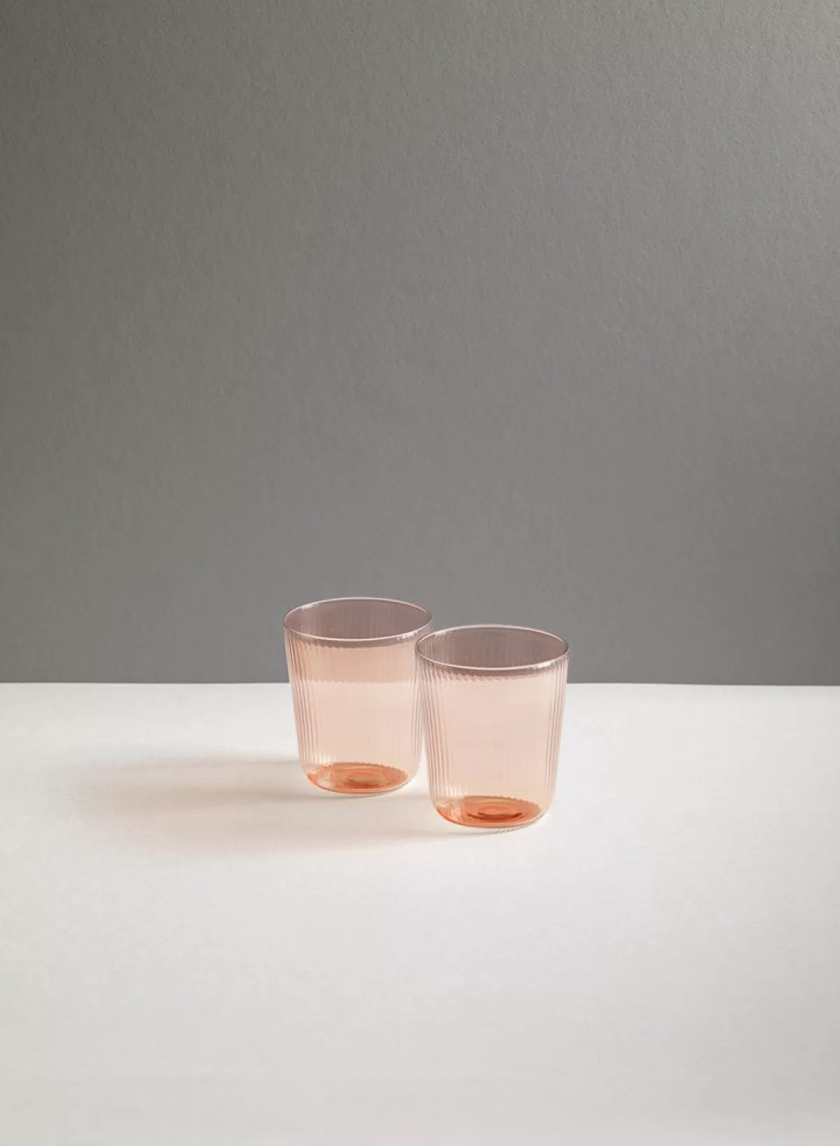 SUSAN BIJL (Showroom) Tumbler, Set Of Two, Cameo Pink< Glaswerk