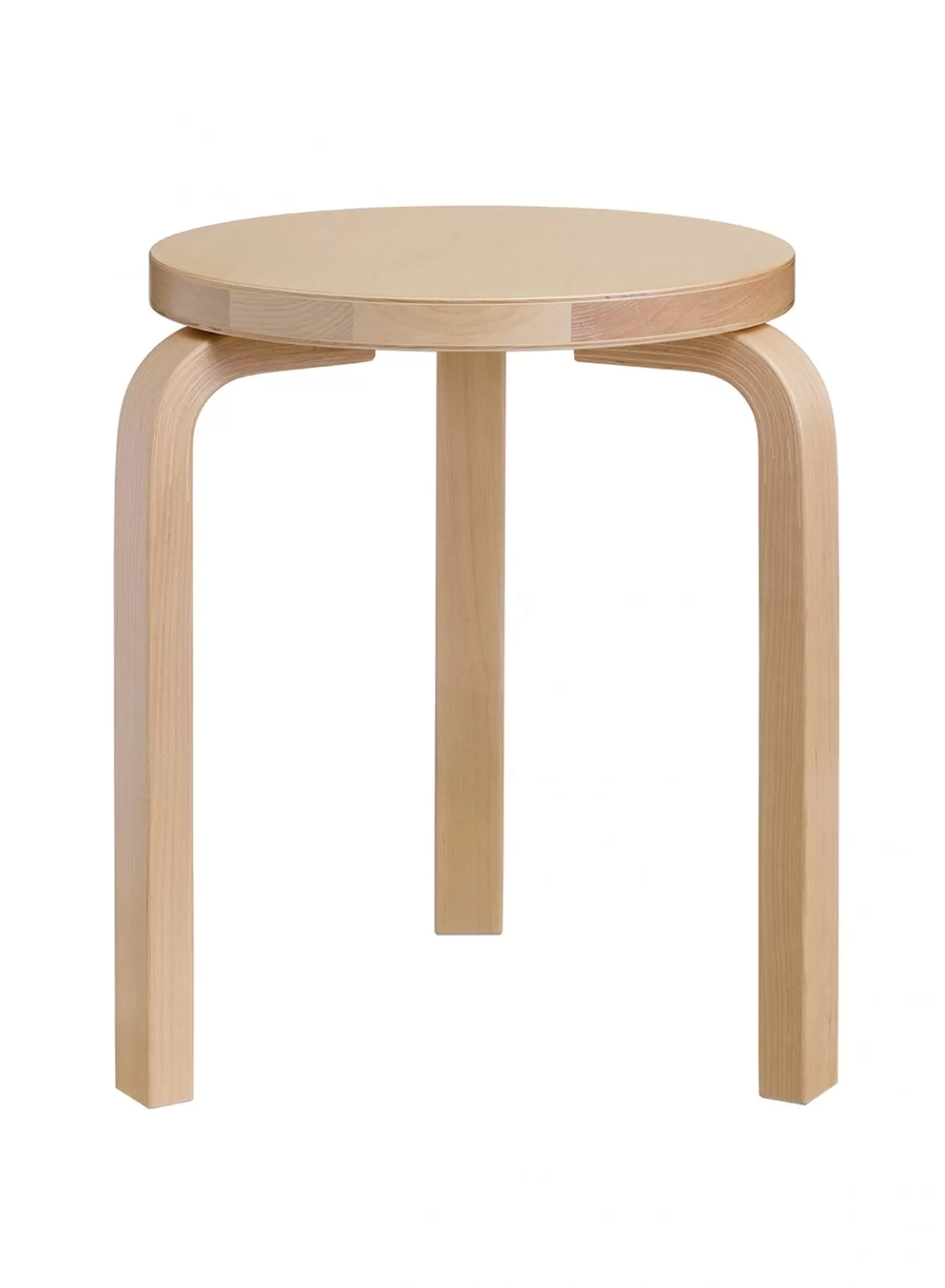 SUSAN BIJL Stool 60, Legs Birch, Seat Birch< Meubels