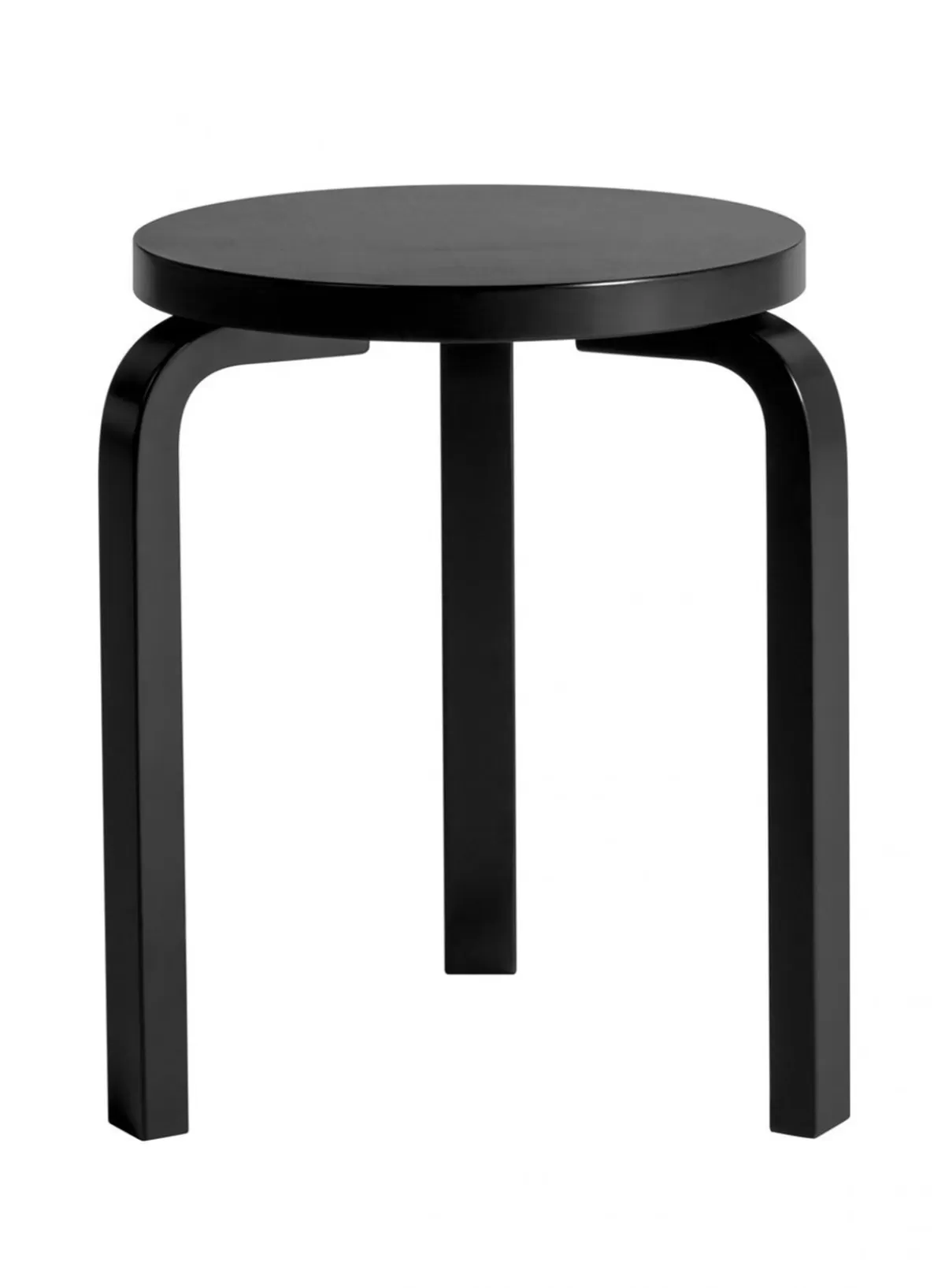 SUSAN BIJL Stool 60, Legs Black, Seat Black< Meubels