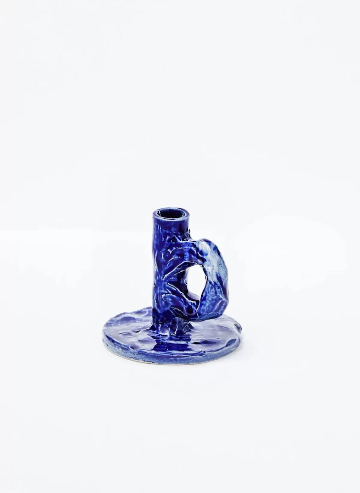 SUSAN BIJL Studio Candlestick, Dark Blue< Kaarsenhouders