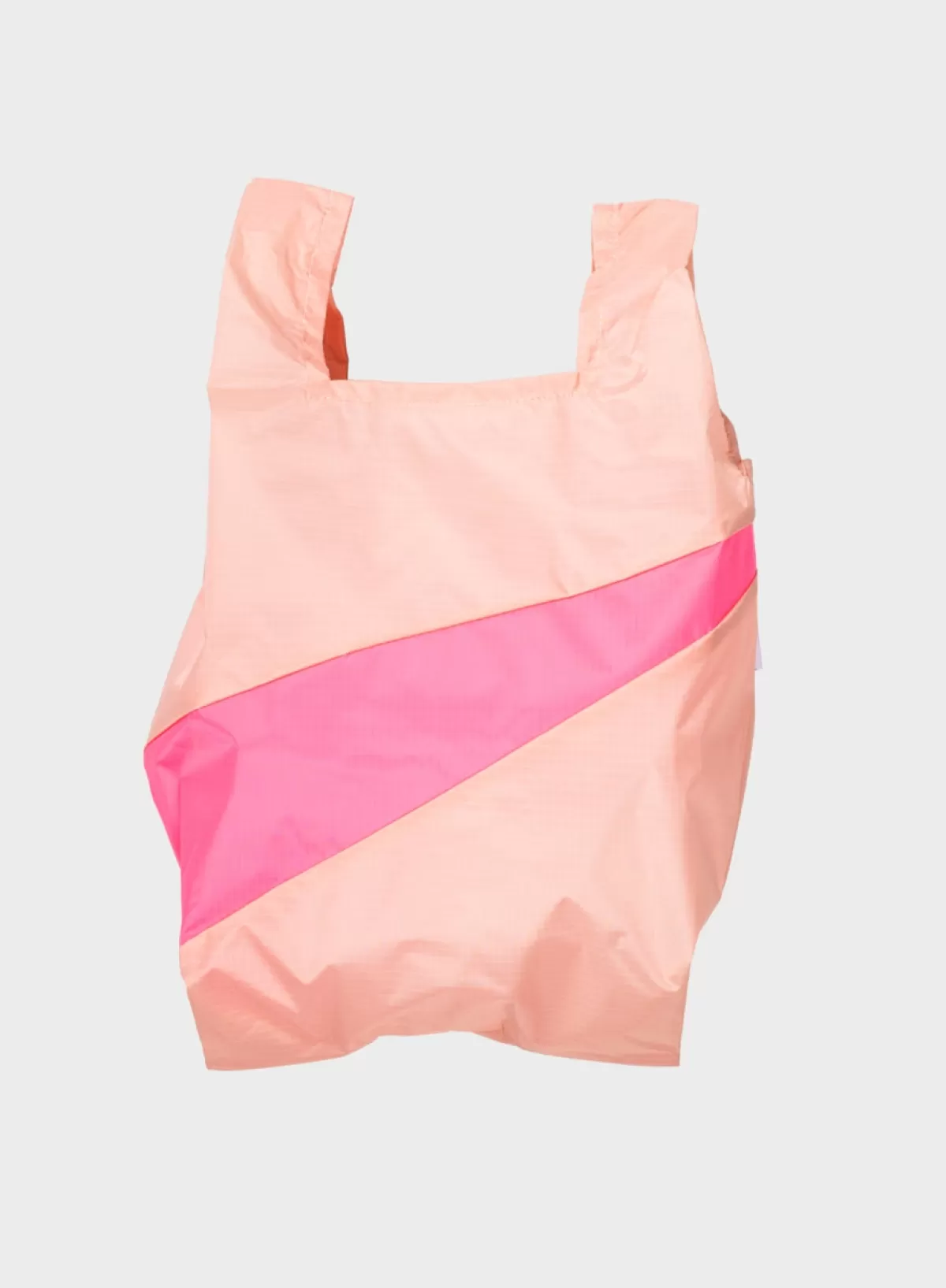 SUSAN BIJL Tone & Fluo Pink MEDIUM< The New Shopping Bag