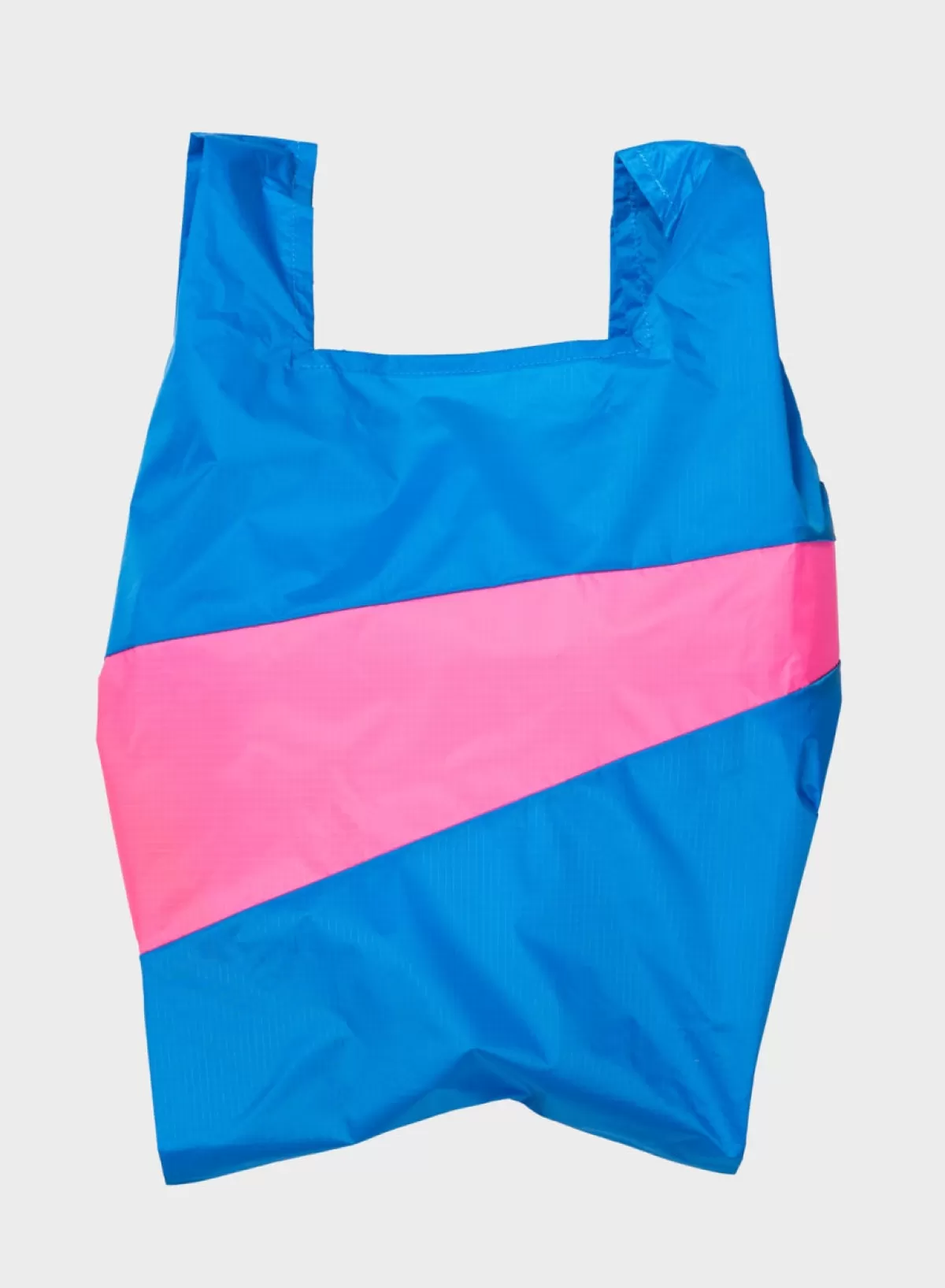 SUSAN BIJL Wave & Fluo Pink LARGE< The New Shopping Bag