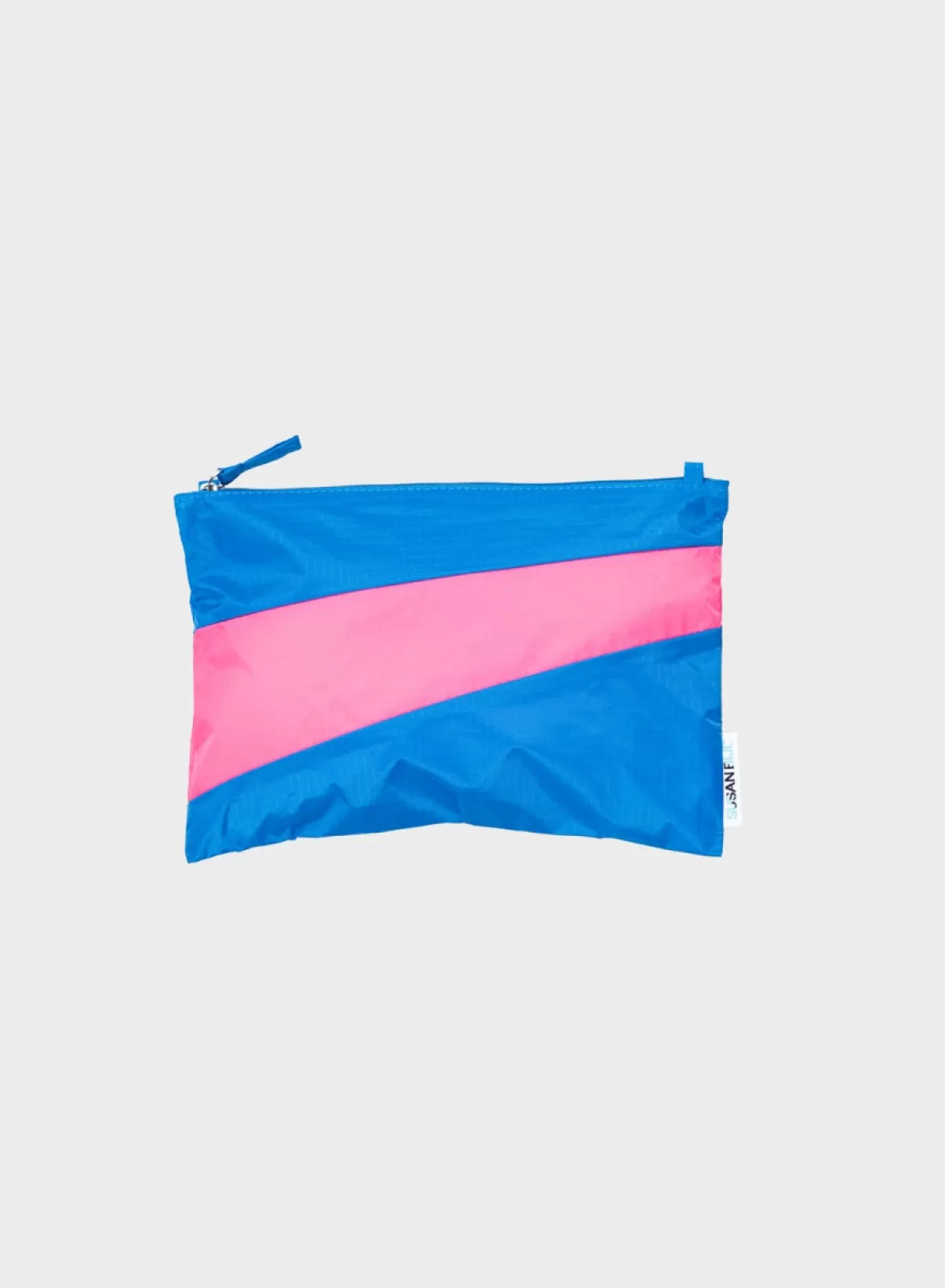 SUSAN BIJL Wave & Fluo Pink MEDIUM< The New Pouch