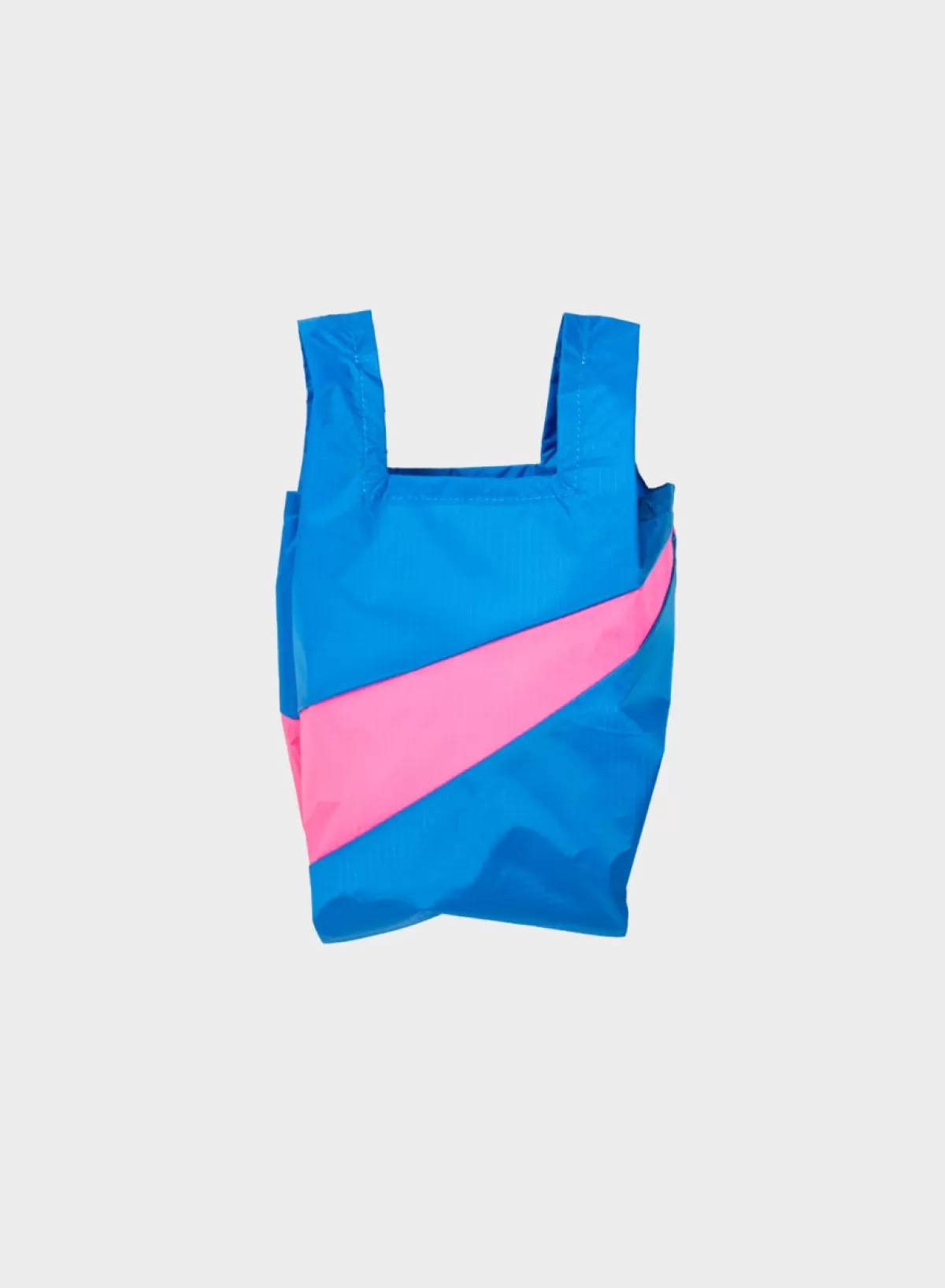 SUSAN BIJL Wave & Fluo Pink SMALL< The New Shopping Bag